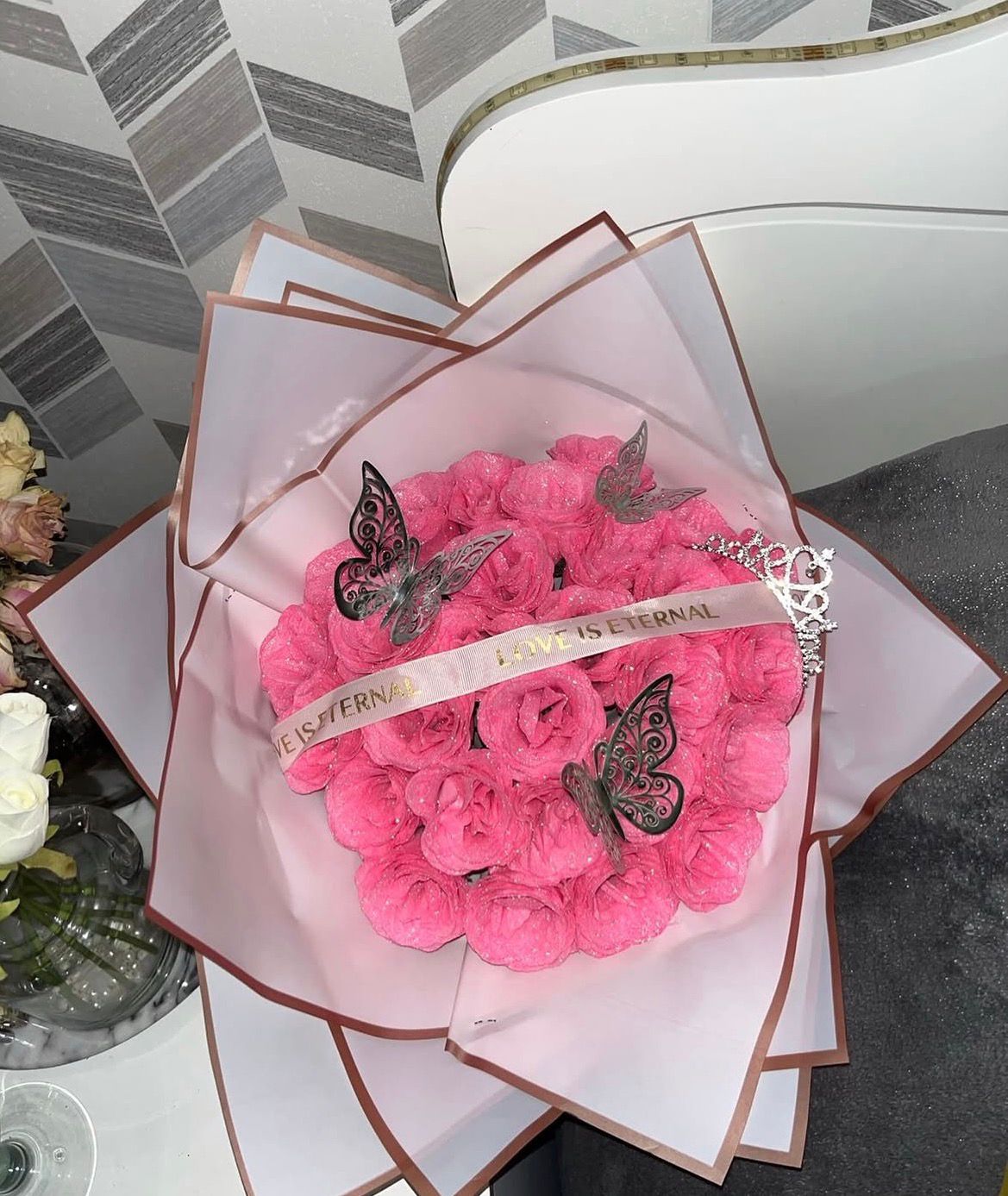 Bouquet de 30 roses personnalisable - Image 5